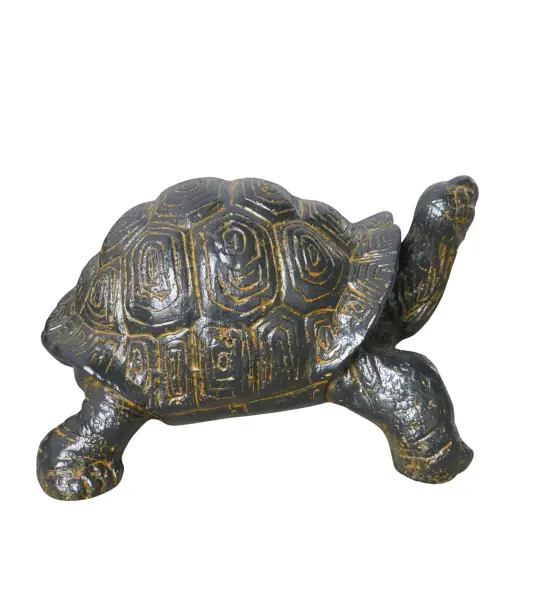 Product image 6 of the product “Turtle, 24cm Length | GRC (Glassfibre Reinforced Concrete), Copper Finish ”